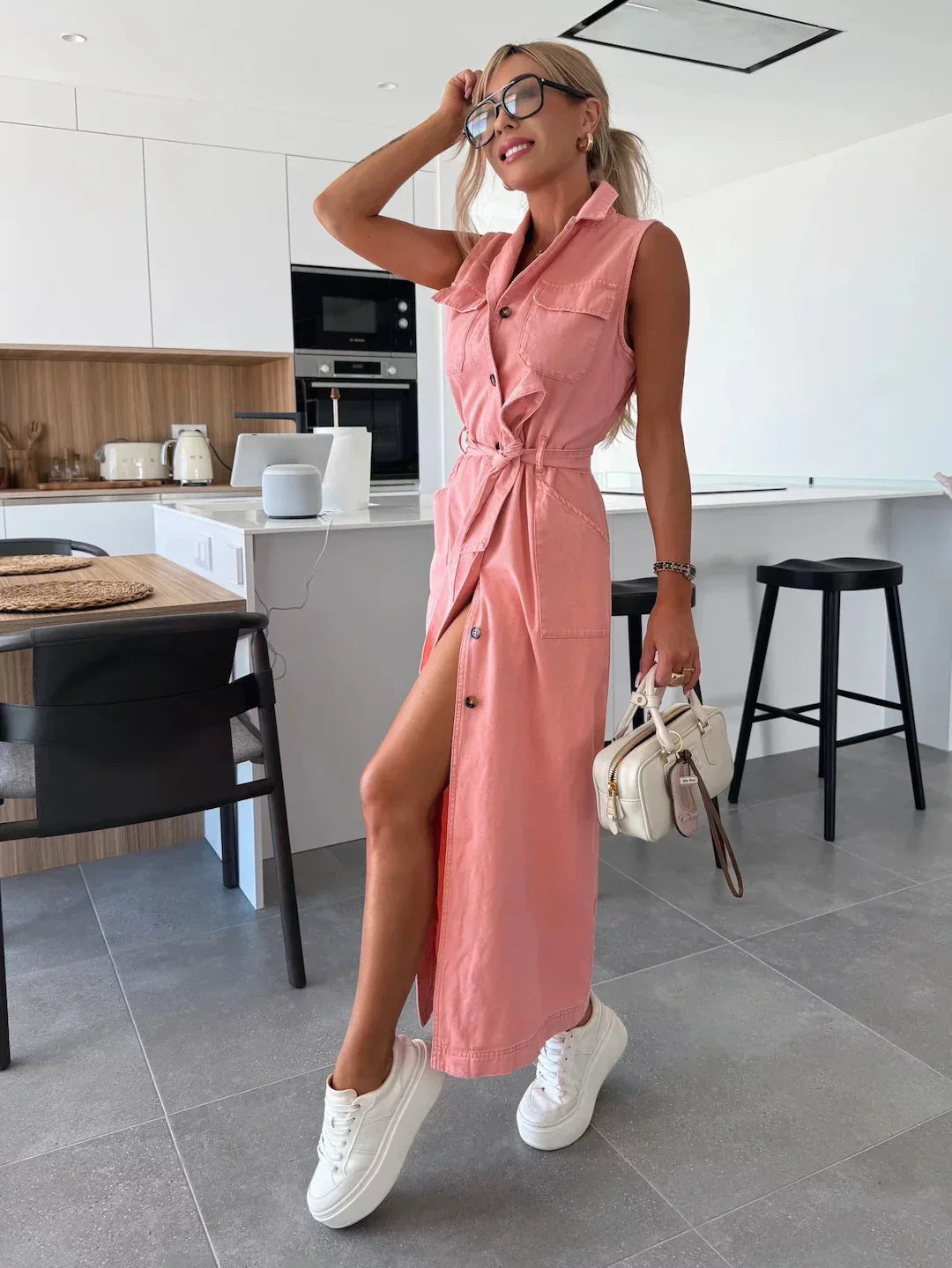 Maxi Denim Jurk